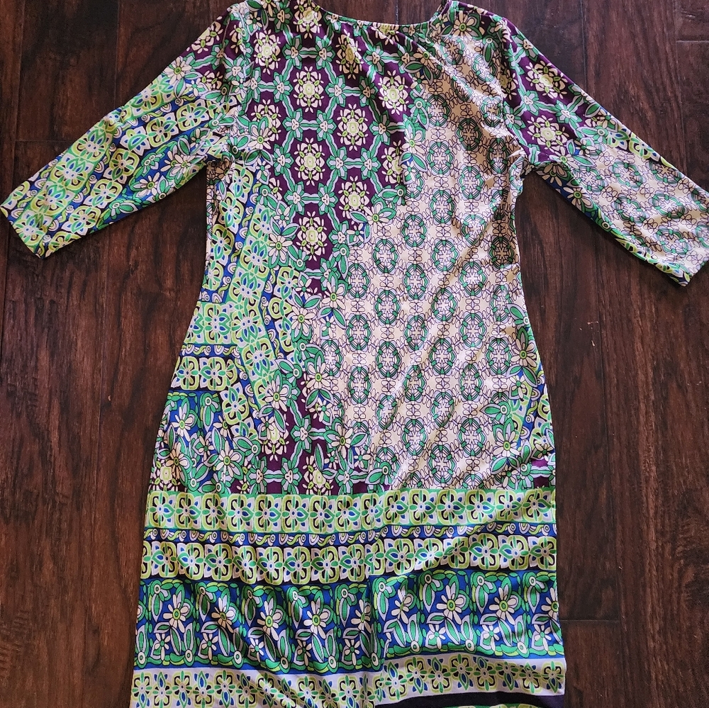 Voir Voir Fitted Patterned Dress